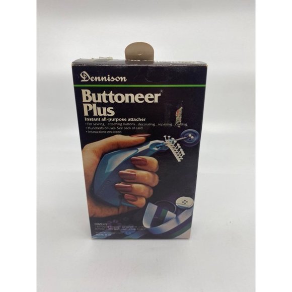 Vintage Dennison Buttoneer Plus 00-130 All Purpose Attacher - Picture 4 of 8